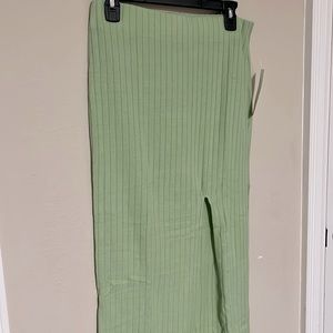 Urban Outfitters Out From Under Bounce Plush Suki Ribbed Maxi Skirt